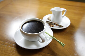 lemongrass coffee and spices, complete with rock sugar