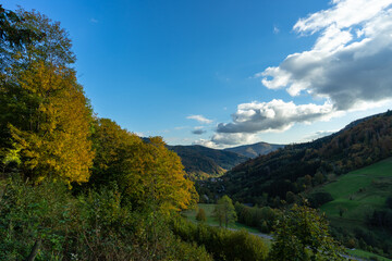 Fototapeta premium Herbstliche Landschaft im Schwarzwald