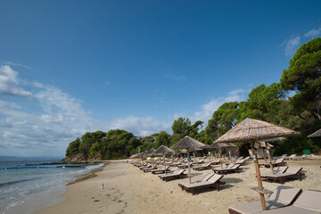 Koukounaries beach, Skiathos island, Greece .famous exotic beach all over the world
