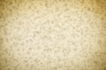 snowflakes on paper texture