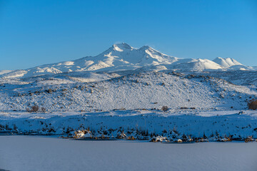 Erciyes Mount with height of 3,864 metres is the highest mountain in Cappadocia and central...