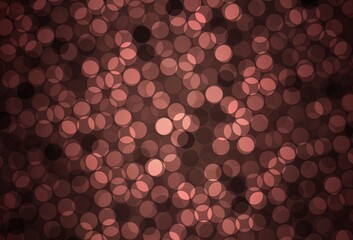 Dark Pink, Red vector background with bubbles.