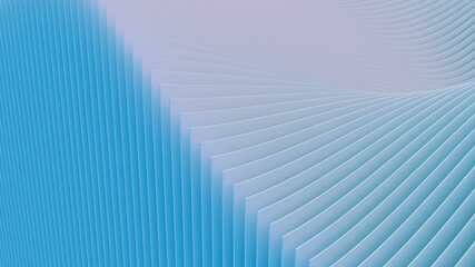 Modern background of light blue waves of many surfaces