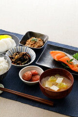 日本の朝食イメージ(和食)　Japanese traditional breakfast
