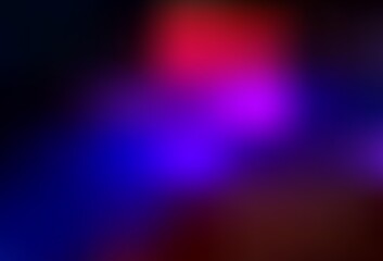 Dark Blue, Red vector blurred shine abstract background.