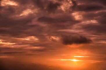 Dramatic sky, perfect for sky replacement, background or any other application