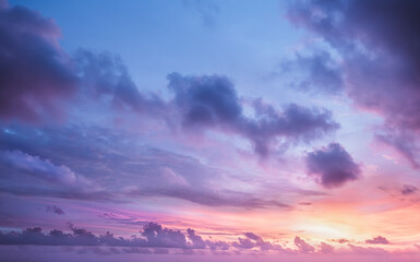 Dramatic sky, perfect for sky replacement, background or any other application