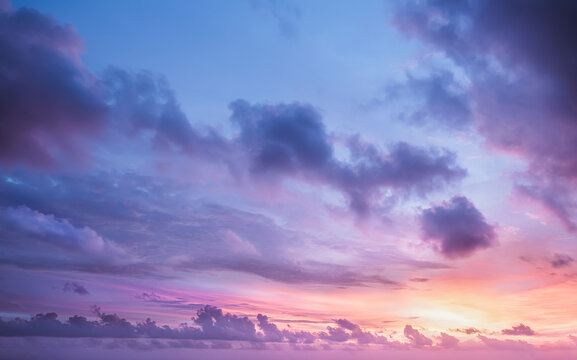 Dramatic sky, perfect for sky replacement, background or any other application