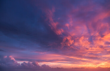 Dramatic sky, perfect for sky replacement, background or any other application