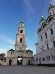 Fototapeta na wymiar Christian Orthodox Cathedral in the city of Astrakhan
