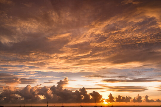 Dramatic sky, perfect for sky replacement, background or any other application