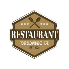 Restaurant Vector , Food Logo Vector