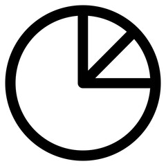 Pie Chart line icon