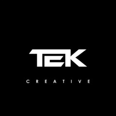 TEK Letter Initial Logo Design Template Vector Illustration