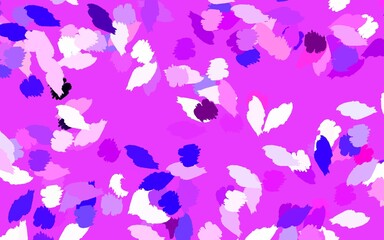 Light Purple vector texture with abstract forms.