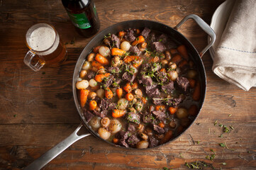 Beef Stew in Pan