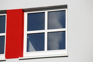 Neues Sprossenfenster weiß