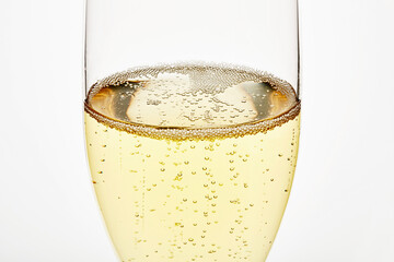 Glasses of champagne