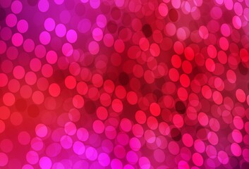 Light Red vector backdrop with dots.