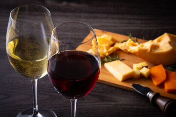 ワインとチーズ　