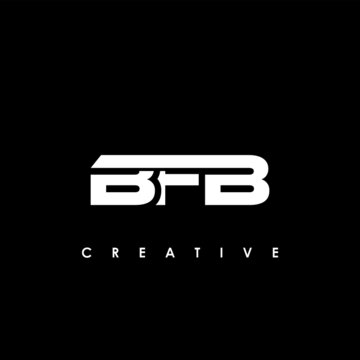 BFB Letter Initial Logo Design Template Vector Illustration