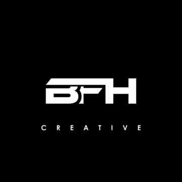 BFH Letter Initial Logo Design Template Vector Illustration