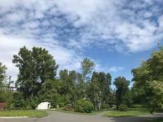 tent in the park