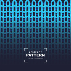 Abstract Seamless Wavy Pattern Background In Blue Color.
