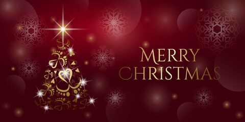 Christmas tree with baby feet background vector illustration