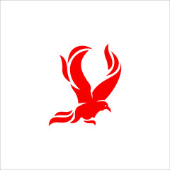 logo revan bird animal vector icon