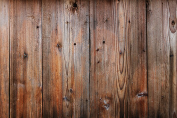 Rustic wooden brown background, copy space.