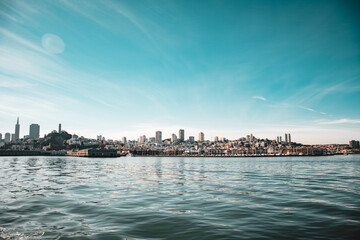 Naklejka premium San Francisco aus der Ferne