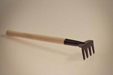 Set of garden tools isolated