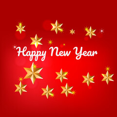 Christmas background with stars