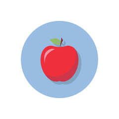 Apple flat icon