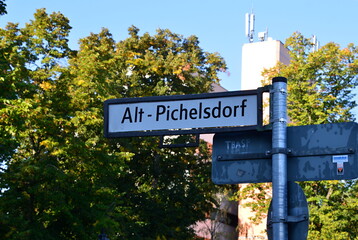 Strassenschild Alt Pichelsdorf, Spandau, Berlin