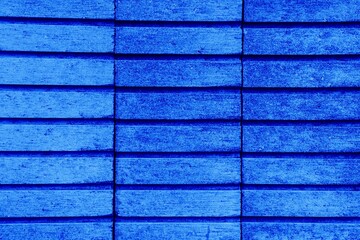 Texture of blue tiles with a pattern. Blue background for design and text