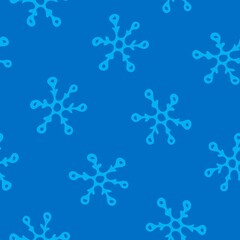 Hand Drawn Christmas Seamless Pattern. Winter Background.