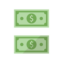 Dollar vector flat icon