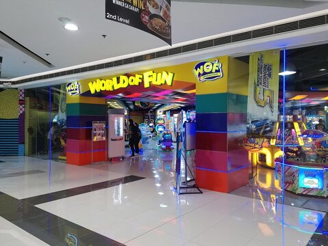 World of fun facade at SM Santa Mesa in Quezon City, Philippines