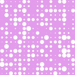 pink background with white dots