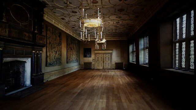 inside the Charterhouse great chamber interior