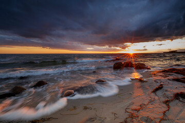 Sonnenuntergang in D&auml;nemark