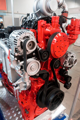 Water-cooled, 6-cylinder inline engine for agricultural Machinery