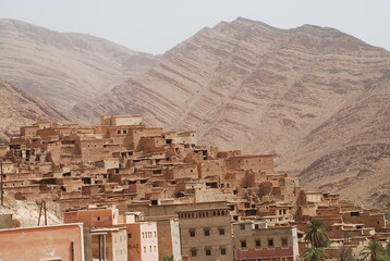 Village dans la r&eacute;gion de TAFRAOUTE - Anti-Atlas MAROC