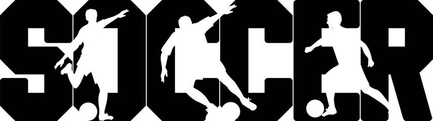 Soccer on the white background. Vector illustration © SvgOcean