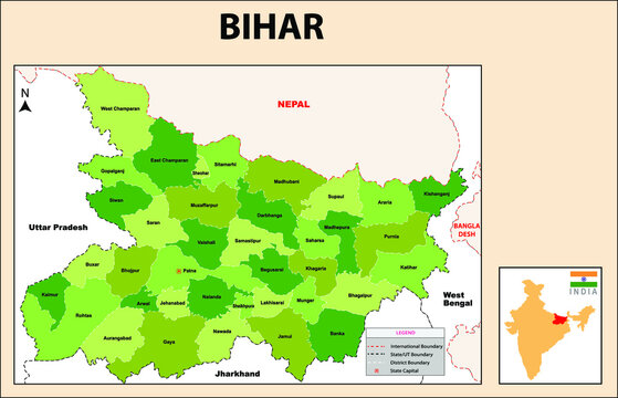 Bihar Up Border Map Bihar Images – Browse 4,728 Stock Photos, Vectors, And Video | Adobe Stock