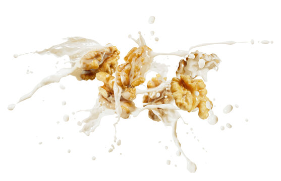 Walnuts with a splash of milk