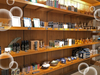 キャンドルやアロマグッズのお店