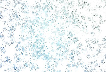 Light Blue, Green vector texture with abstract forms.